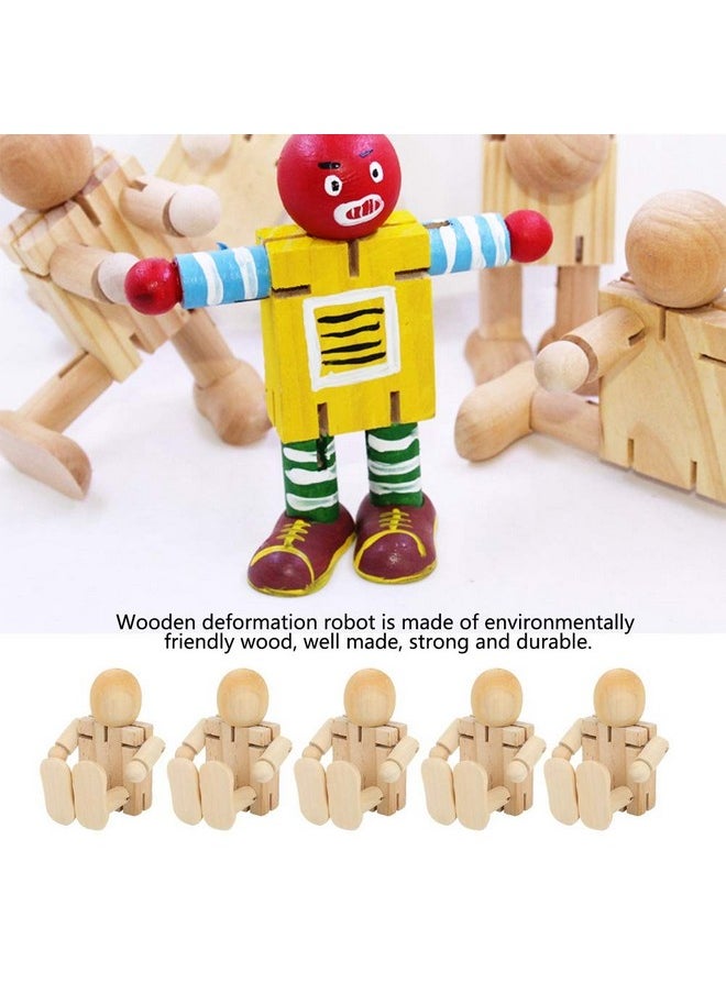 10Pcs Toy People Set Unfinished Wood Toys Wooden Craft People Figures Unfinished Wooden Figures Kit Joint Adjustables Robot Paintable Childrens Early Learning Doll Toy Home Decoration - pzsku/Z5F97D4FFFA2753086DB7Z/45/_/1697273438/e065c1f6-26f1-4eaa-a509-c5701edd84dc