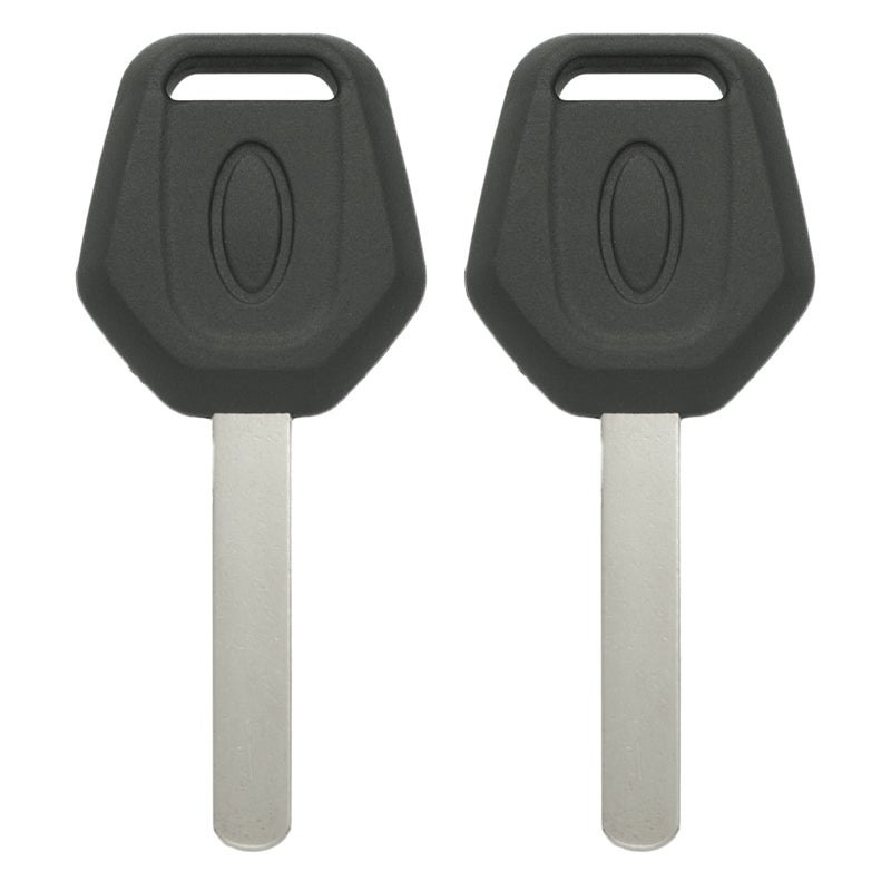 Keyless2Go New Uncut Replacement Transponder Ignition 4D62 Chip Car Key DAT17T13 (2 Pack)