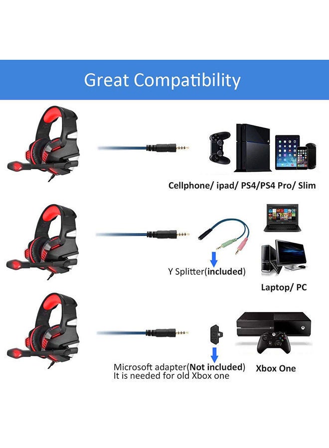 NIBEMINENT G7500 Over-Ear Gaming Headphones With MicFor PS4/PS5/XOne/XSeries/NSwitch/PC - Image 5