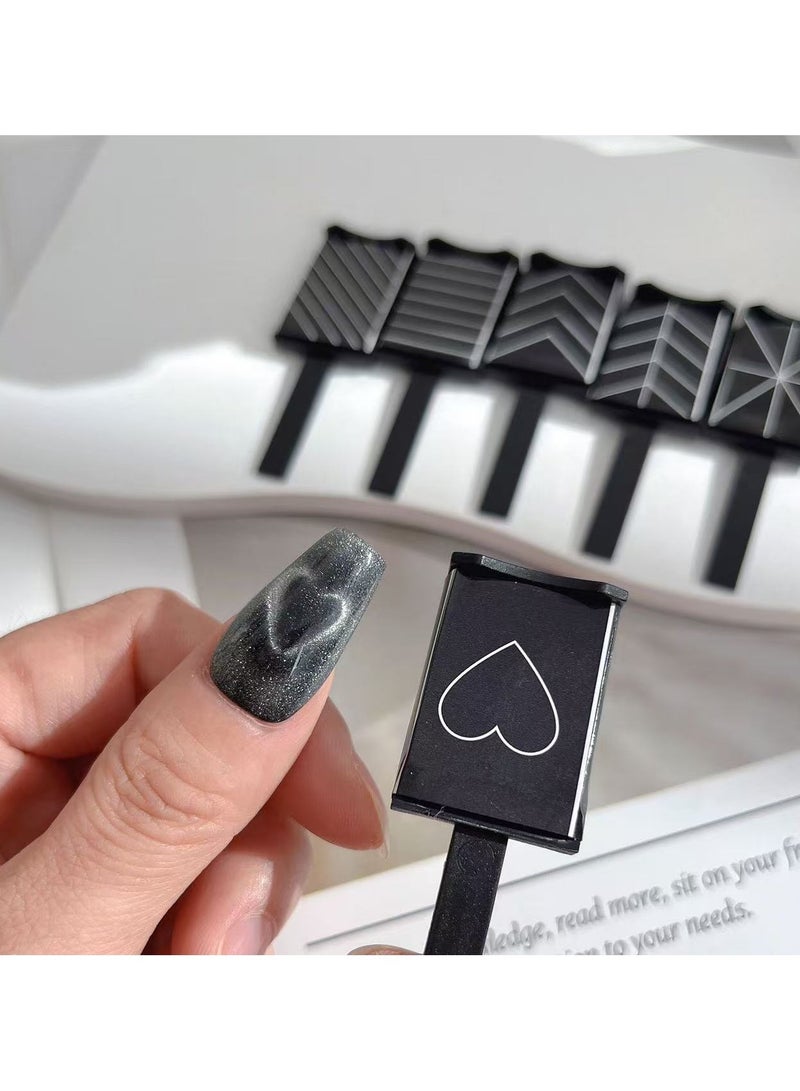 Goolsky Nail Art Tools Cat Eye Magnetic Rod Powerful Heart-Shaped Magnet Suitable for Gel Polishing Beauty Manicure Decoration Supplies - Image 2