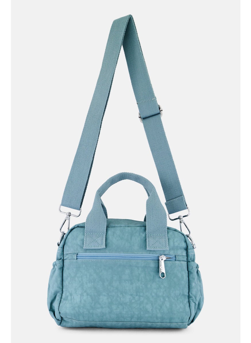 I Love Fashion Women Brand Logo Handbag 24 L x 18 H x 10 W cm, Blue  - Image 2