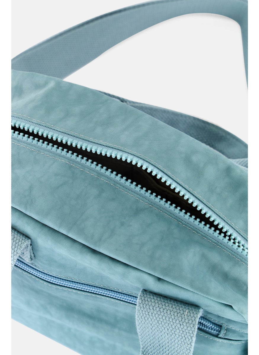 I Love Fashion Women Brand Logo Handbag 24 L x 18 H x 10 W cm, Blue  - Image 3