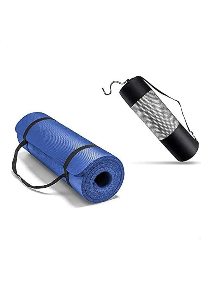 QSHOP - Ultimate Premium Non-Slip 10mm Yoga Mat with Attachment Pouch Perfect for High Intensity Interval Training, Pilates, Yoga and Many Other Home Workouts from QShop®️ - Image 1