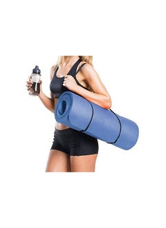 QSHOP Ultimate Premium Non-Slip 10mm Yoga Mat with Attachment Pouch Perfect for High Intensity Interval Training, Pilates, Yoga and Many Other Home Workouts from QShop®️  - Image 4