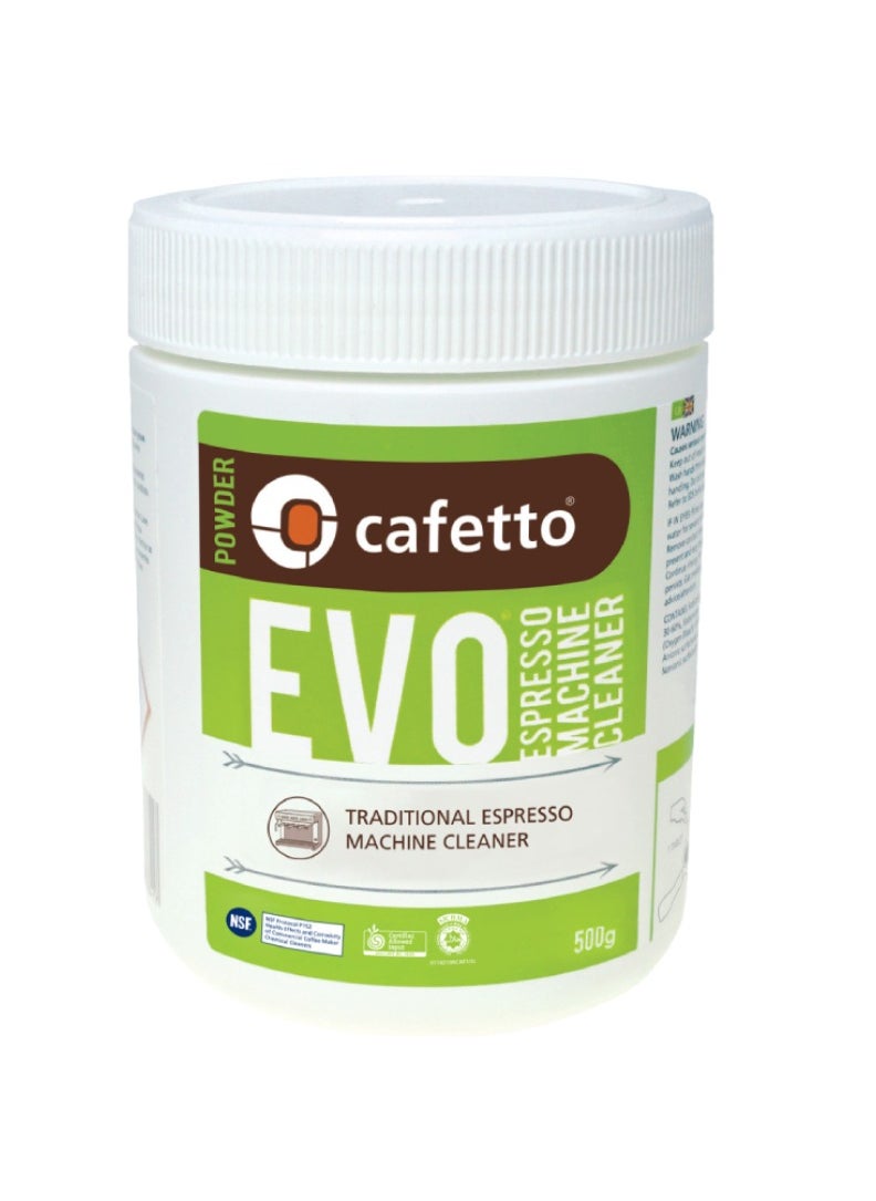 CAFETTO EVO Organic Espresso Machine Cleaner, Powder Cleaner for Traditional Espresso Machine - 500 grams per jar - Pack of 2  - Image 2