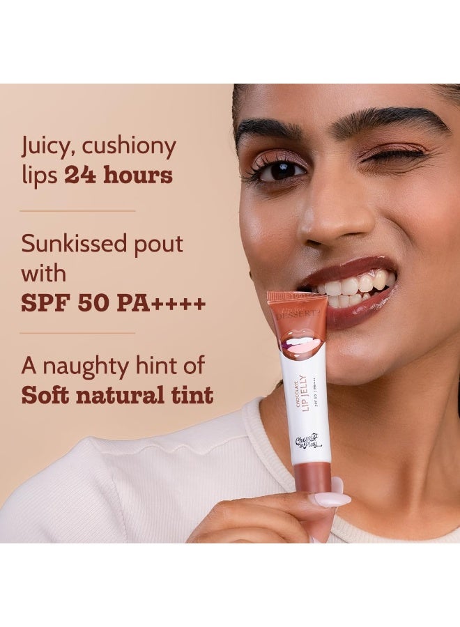 Chemist at Play Chocolate Tinted Lip Balm for Dry, Chapped & Pigmented Lips | Gives 24 hours moisturization | SPF 50 PA+++ | Has Kojic Acid, Hyaluronic Acid, ceramides & Peptides | 10gms - Image 4