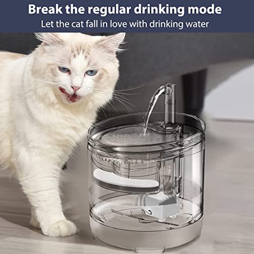 Qpets® Cat Water Fountain Filter Replacement 8pcs Cat Fountain Filter Arc-Shaped Washable Pet Fountain Filters with Triple Filtration System Activated Carbon - Image 5