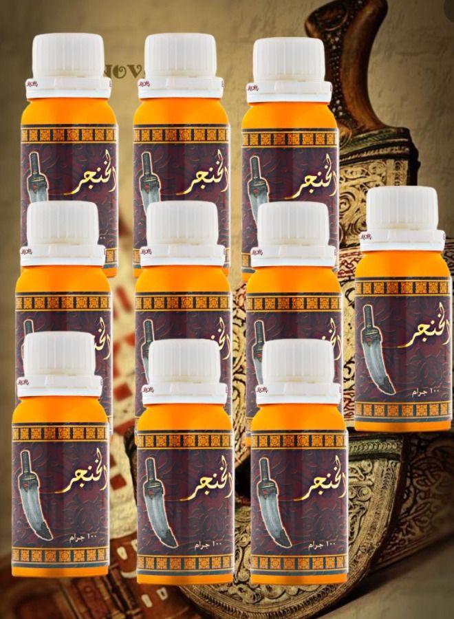 بانافع 10 قطع عطر زيتي الخنجر 100 جرام