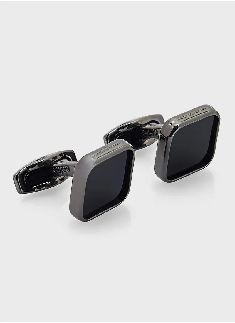 روبرت وود Classic Tuxedo Square Cufflinks