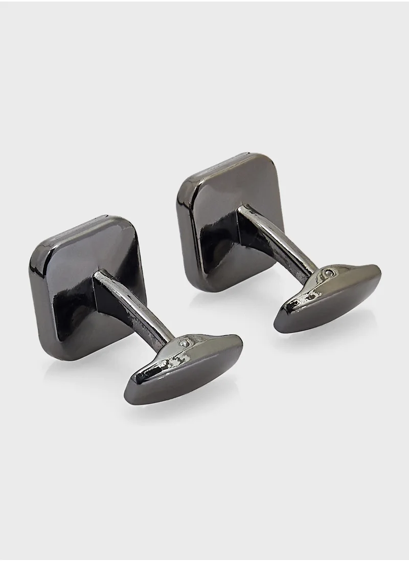 روبرت وود Classic Tuxedo Square Cufflinks