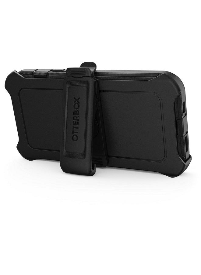 أوتربوكس جراب OtterBox Defender Series لأجهزة iPhone 15 وiPhone 14 وiPhone 13 - أسود، بدون شاشة، قوي ومتين، مع حماية للمنافذ، يتضمن حاملًا بمشبك الحافظة (يُشحن في كيس بلاستيكي) - Image 4