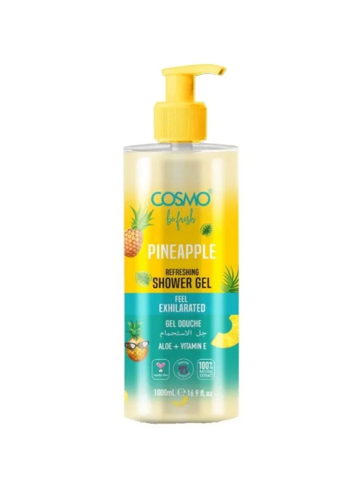 COSMO Refreshing Pineapple Shower Gel 1000Ml 