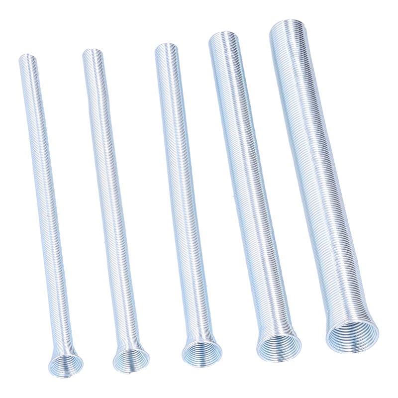 Spring Tube Bender 6-Piece Tool Steel Set - Super Elasticity Pipe Bending Tool for HVAC Refrigeration Plumbing DIY Projects - Image 5