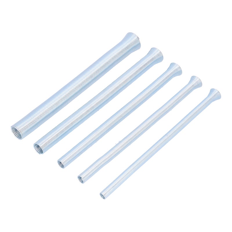 Spring Tube Bender 6-Piece Tool Steel Set - Super Elasticity Pipe Bending Tool for HVAC Refrigeration Plumbing DIY Projects - Image 2