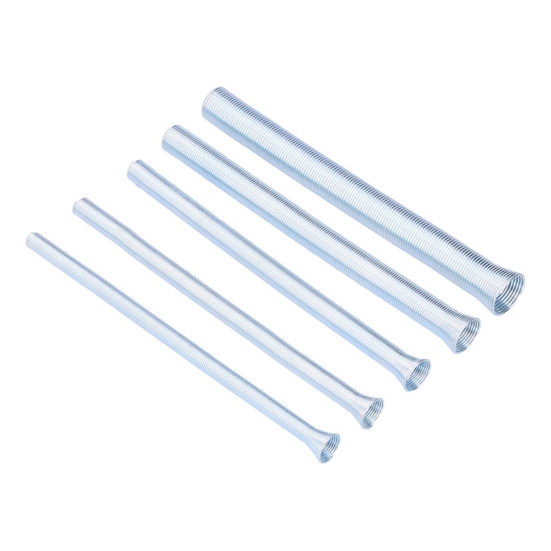 Spring Tube Bender 6-Piece Tool Steel Set - Super Elasticity Pipe Bending Tool for HVAC Refrigeration Plumbing DIY Projects - Image 4