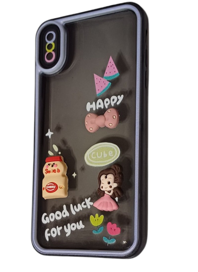 Generic - Back Cover For  Apple iPhone X , Multi Color BC-X-403 - Image 1
