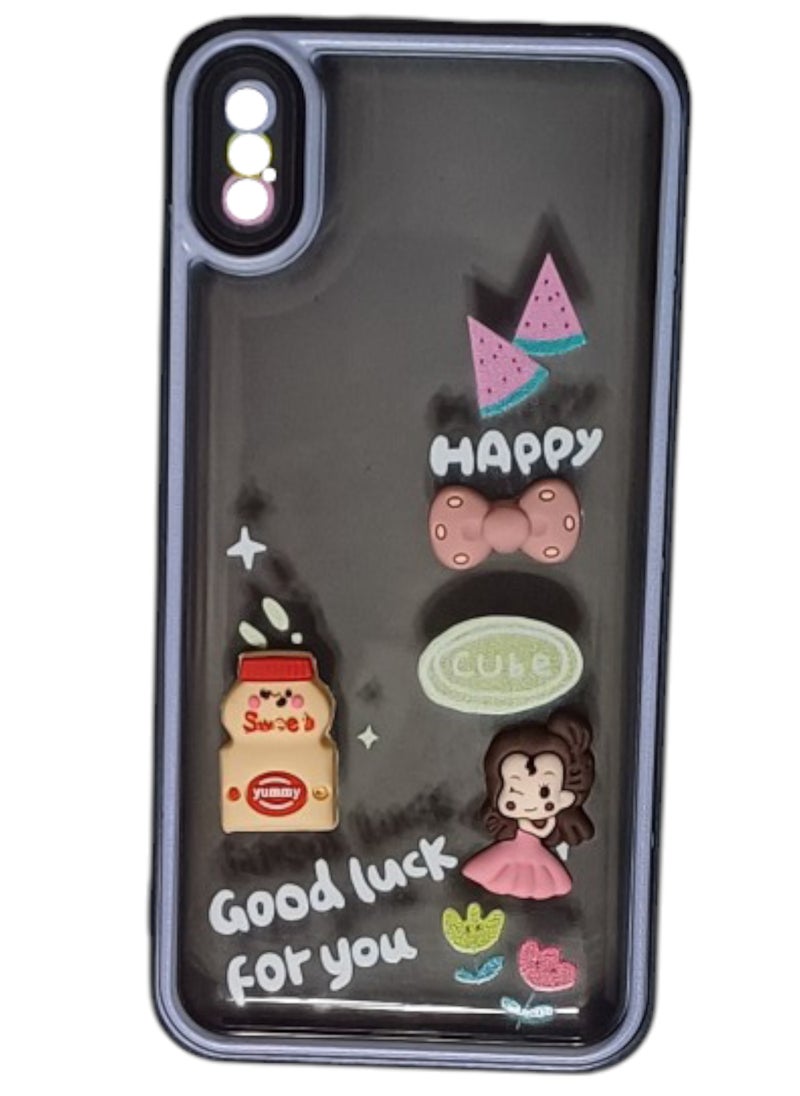 Generic - Back Cover For  Apple iPhone X , Multi Color BC-X-403 - Image 1