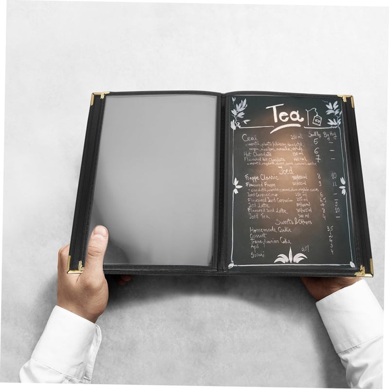 Transparent Menu Cover Recipe Holder Binder Elegant Dining Table Menu Case Lightweight Practical - Image 5