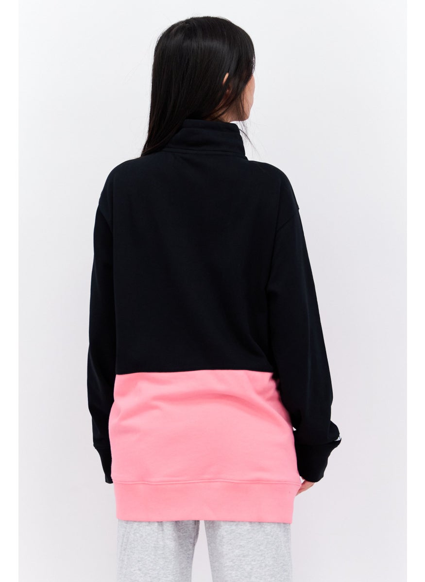 Aape By A Bathing Ape Women Sportswear Fit Training Jacket, Black Combo  - Image 3