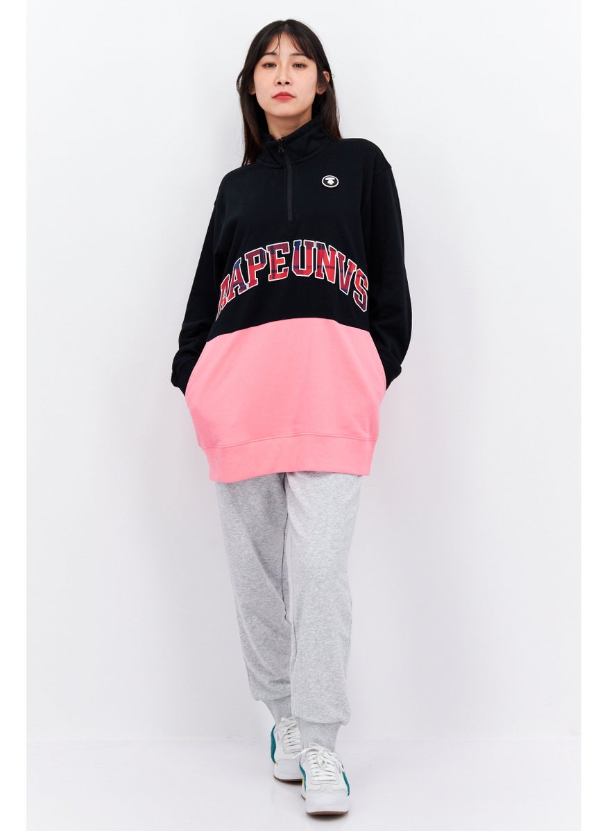 Aape By A Bathing Ape Women Sportswear Fit Training Jacket, Black Combo  - Image 4