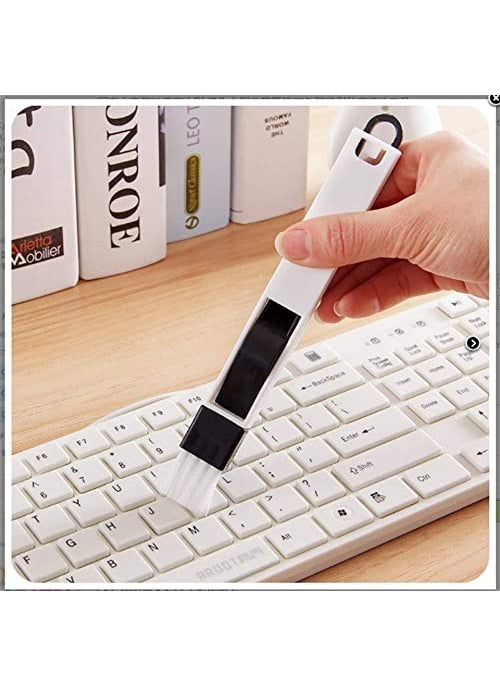 Ekdant Ekdant Window Groove Frame Cleaning Brush and Dust Cleaning Brush for Window Slot Keyboard with Mini Dustpan Door Track Cleaning Brushes Dust Cleaner Tool for All Corners Edges and Gaps  - Image 5