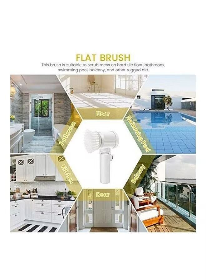 5-In-1 Magic Cleaning Brush White/Yellow 17x22.5x7.5centimeter - Image 3