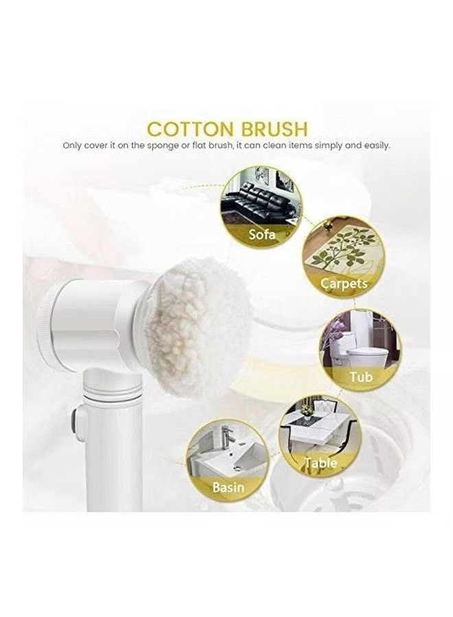 5-In-1 Magic Cleaning Brush White/Yellow 17x22.5x7.5centimeter - Image 4