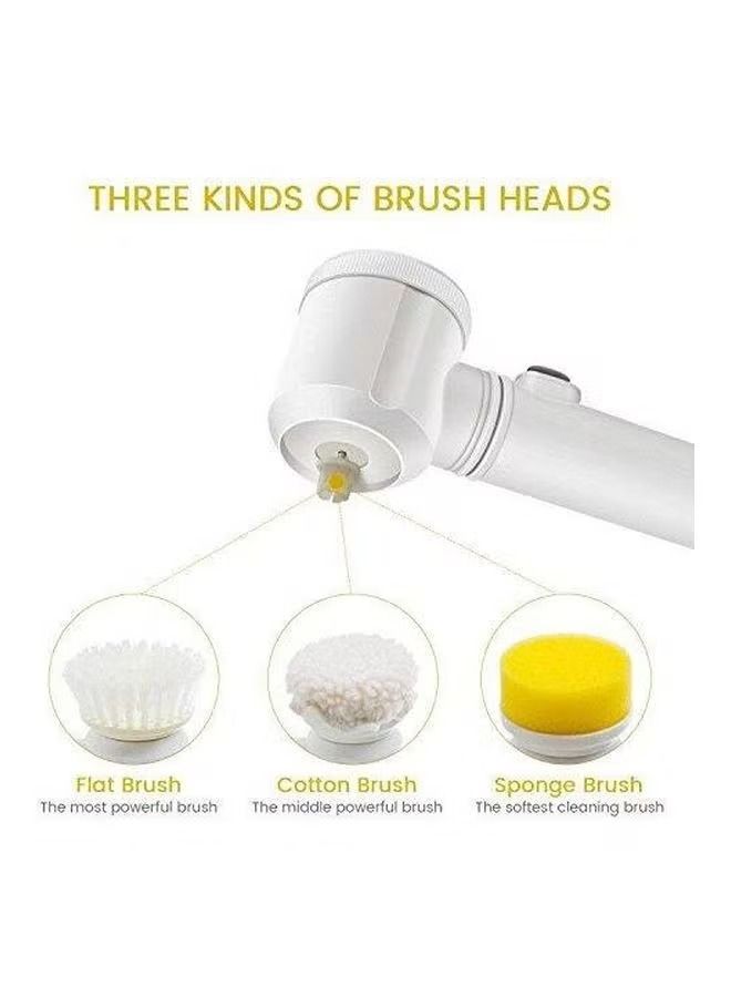 5-In-1 Magic Cleaning Brush White/Yellow 17x22.5x7.5centimeter - Image 2