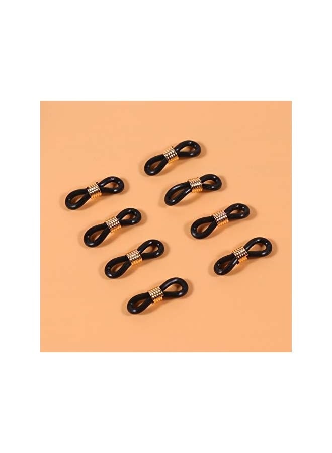 PROMASS 100pcs Eyeglass Chain Ends Adjustable Rubber Ends Connectors for Eye Glasses Holder Necklace Chain  - Image 2