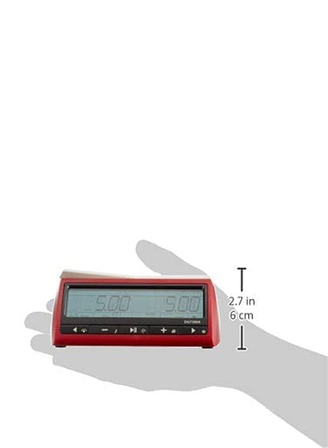 DGT Philos DGT 3000 Game Timer (Red) for all ages - Image 5