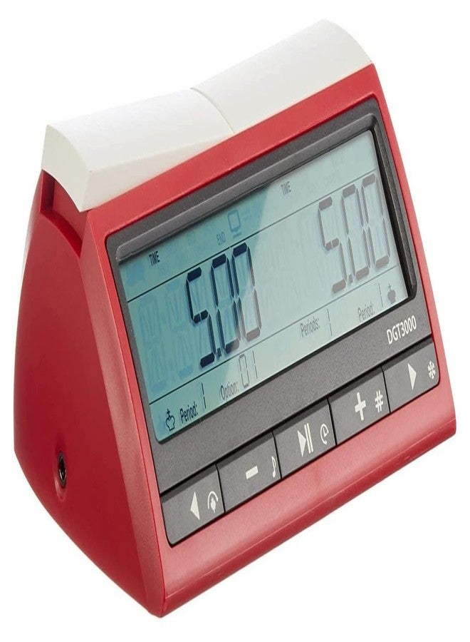DGT Philos DGT 3000 Game Timer (Red) for all ages - Image 1