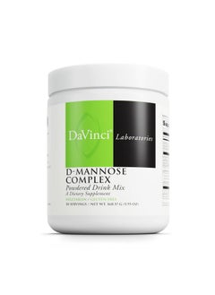 Davinci DaVinci Labs D-Mannose Complex - Powder Drink Mix Supports Immune System & Urinary Tract Health* - Bladder Health Aid with Calcium, Cranberry Juice Powder & Prebiotic Fiber* - 30 Servings (168.57 g)  - Image 1