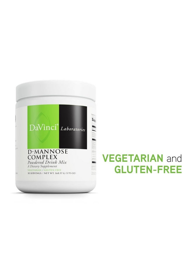 Davinci - DaVinci Labs D-Mannose Complex - Powder Drink Mix Supports Immune System & Urinary Tract Health* - Bladder Health Aid with Calcium, Cranberry Juice Powder & Prebiotic Fiber* - 30 Servings (168.57 g) - Image 1