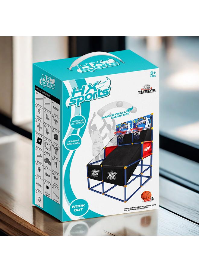 الأزرق جي دبليو <تدريب الرماية> لعبة رمية كرة السلة للأطفال في المنزل لعبة رمية الرماية الرياضية 3-6 سنوات - Image 2