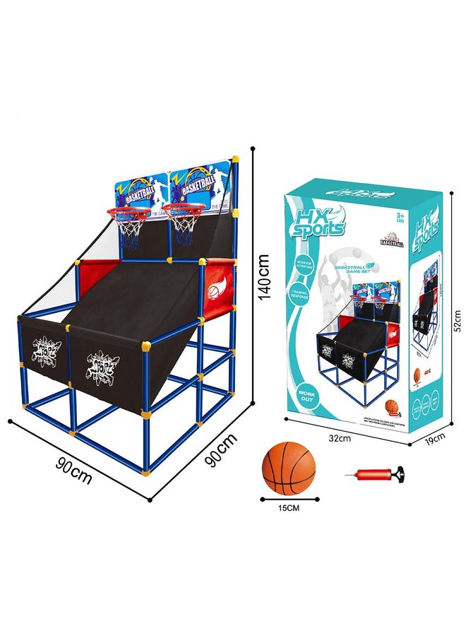 الأزرق جي دبليو <تدريب الرماية> لعبة رمية كرة السلة للأطفال في المنزل لعبة رمية الرماية الرياضية 3-6 سنوات - Image 5