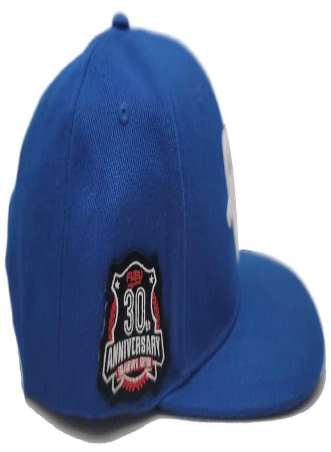 FUBU New 30th Anniversary Limited Edition Logo Royal Blue White Era Snapback Hat Cap - Image 5