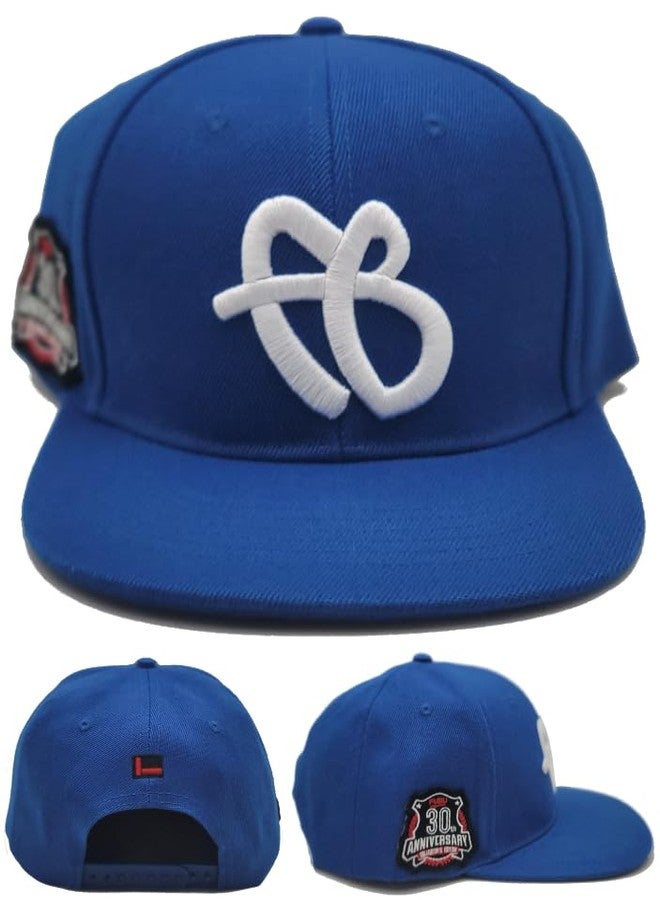 FUBU New 30th Anniversary Limited Edition Logo Royal Blue White Era Snapback Hat Cap - Image 1