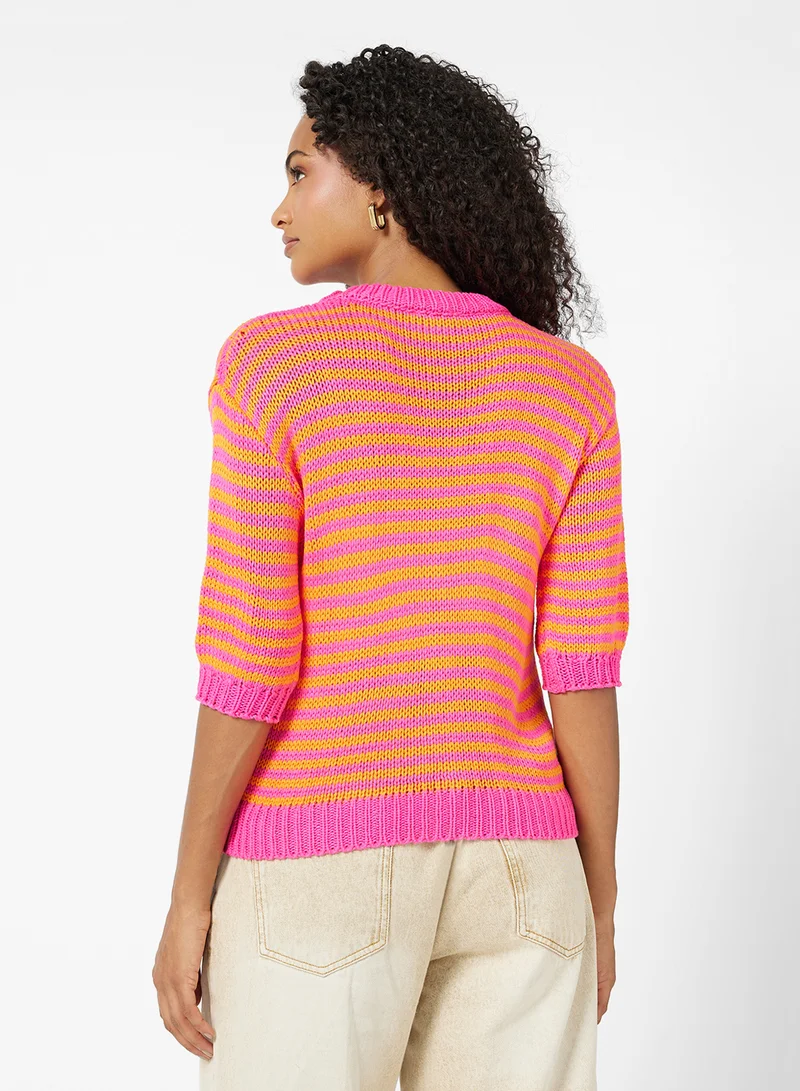 Ginger Multi Stripe Oversize Sweater