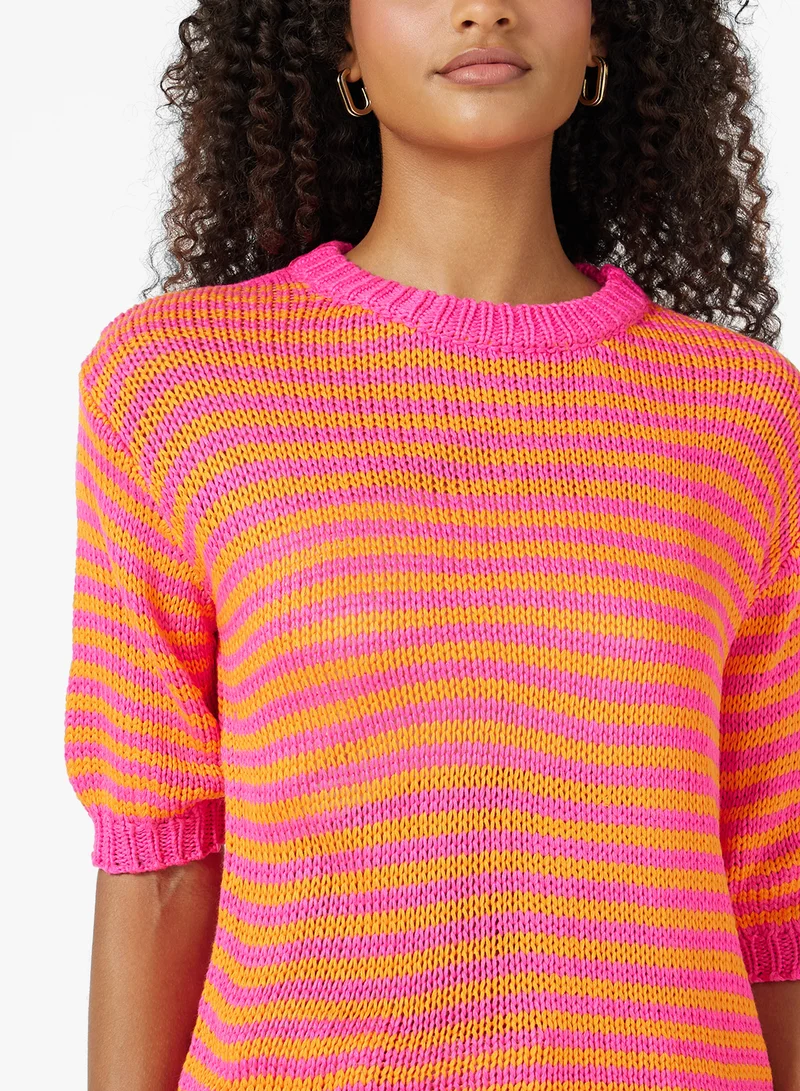 Ginger Multi Stripe Oversize Sweater