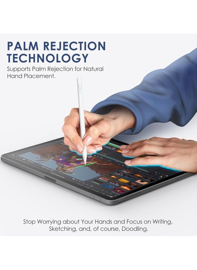 بيتشو قلم ستايلس عالمي لهاتف آيفون، آيباد ميني إير برو، أندرويد، ويندوز، أبيض - Image 5