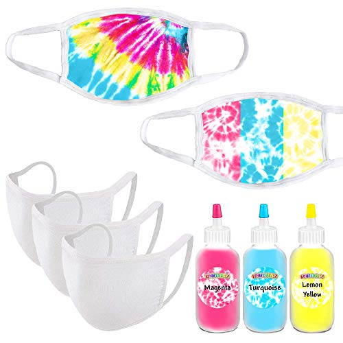 Perfect Stix Tie Dye Mask Kit - DIY Back to School Tie Dye Masks, 1 Neon Kit - Image 1