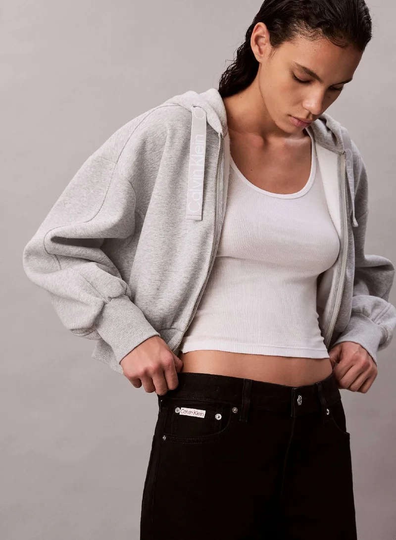 Calvin Klein Jeans SOFT BLACK Signature 90s Straight Jeans for Women | Best Price UAE