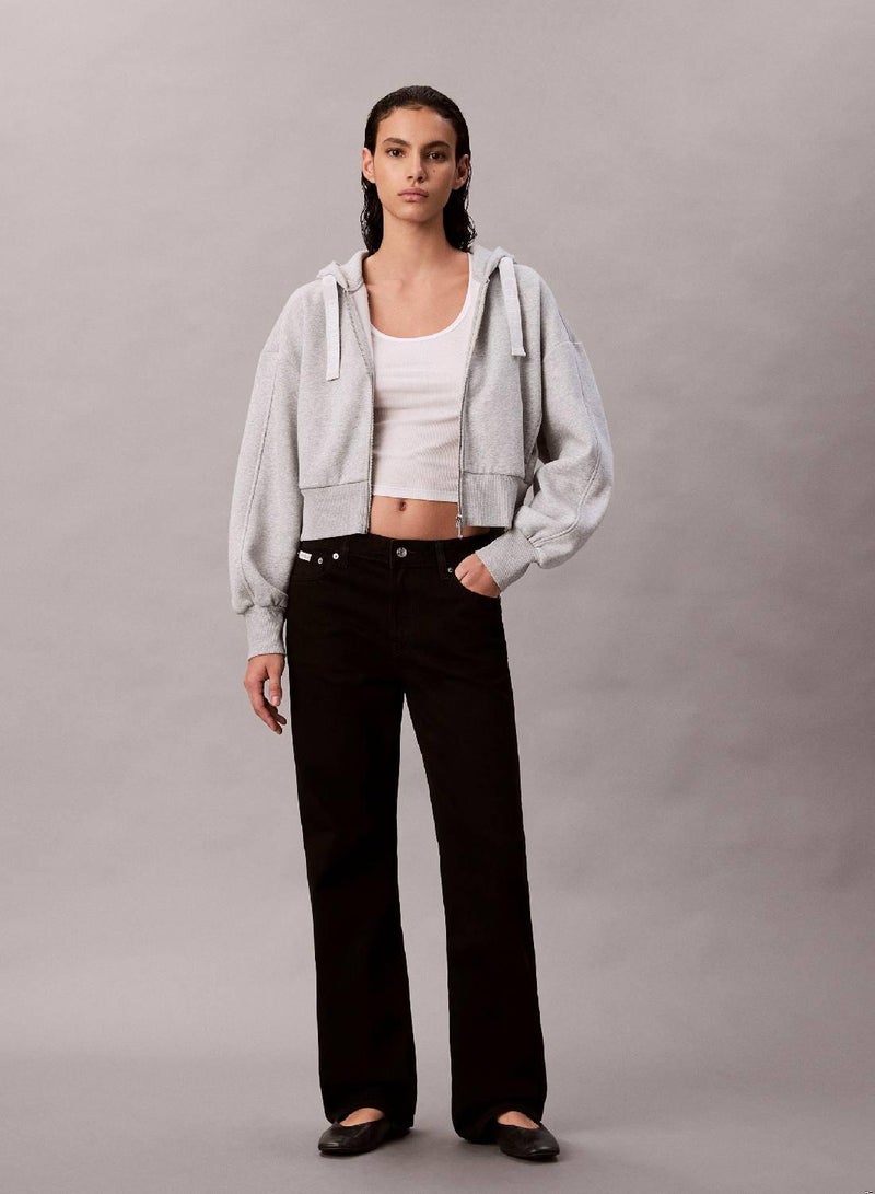 كالفن كلاين جينز بنطال جينز بنمط التسعينات بقصّة مستقيمة - Image 1