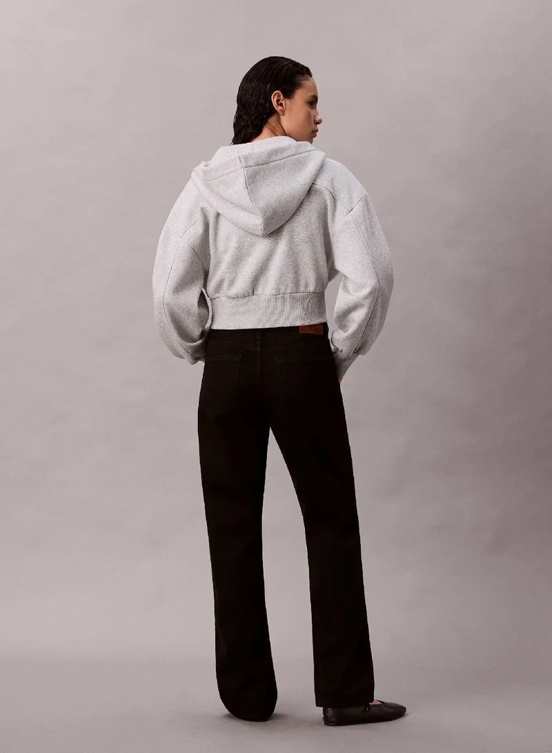 Calvin Klein Jeans SOFT BLACK Signature 90s Straight Jeans for Women | Best Price UAE