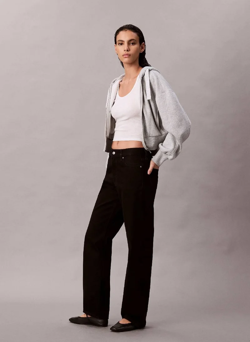 كالفن كلاين جينز بنطال جينز بنمط التسعينات بقصّة مستقيمة