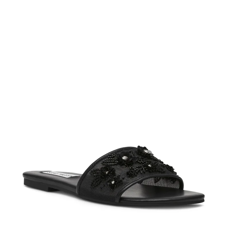 ستيف مادن Miyah Black Women's Sandals