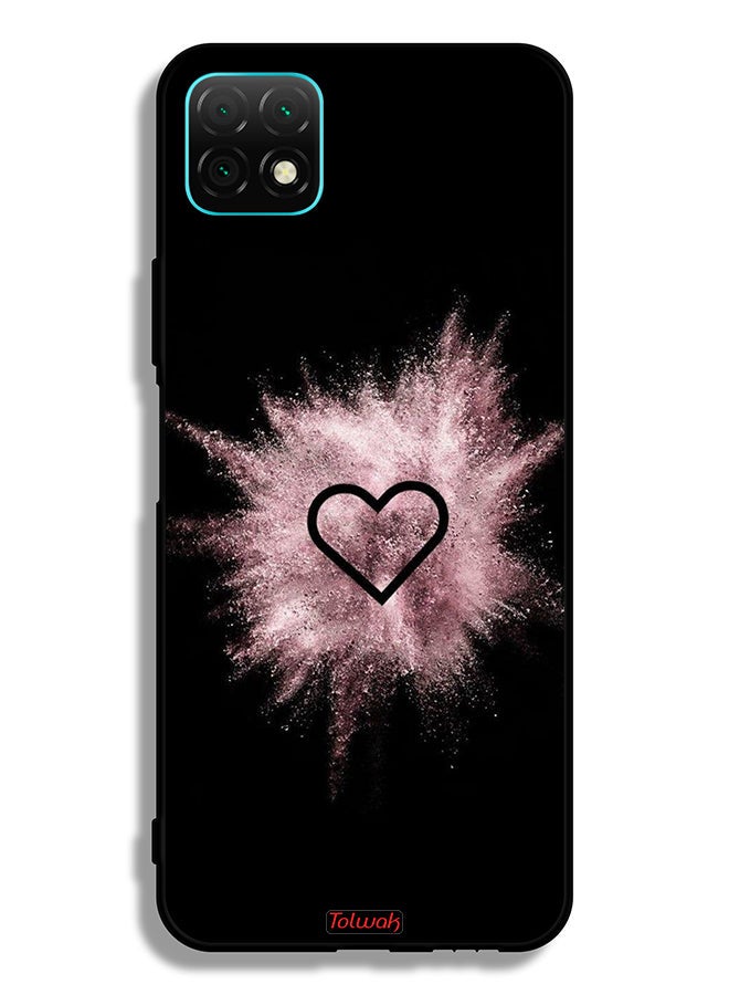 Tolwak Huawei nova Y60 Protective Case Cover Heart On Glitters - Image 2