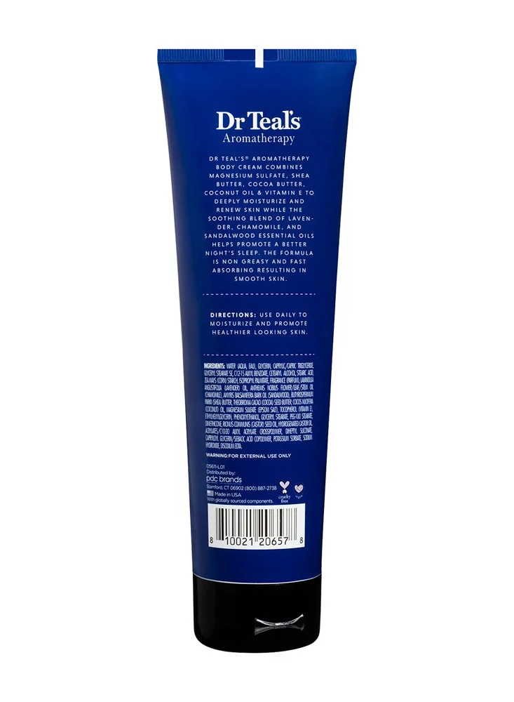 Dr Teal's Dr Teal's Sleep Body Cream Lavender Chamomile Sandalwood 226.8g