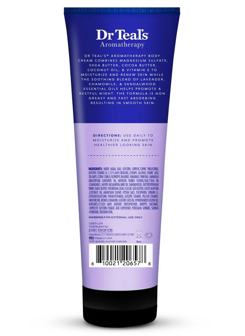 Dr Teal's Dr Teal's Sleep Body Cream Lavender Chamomile Sandalwood 226.8g