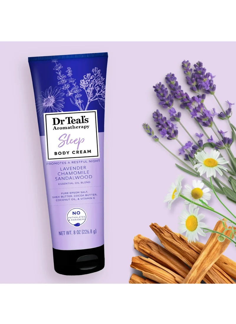 Dr Teal's Dr Teal's Sleep Body Cream Lavender Chamomile Sandalwood 226.8g